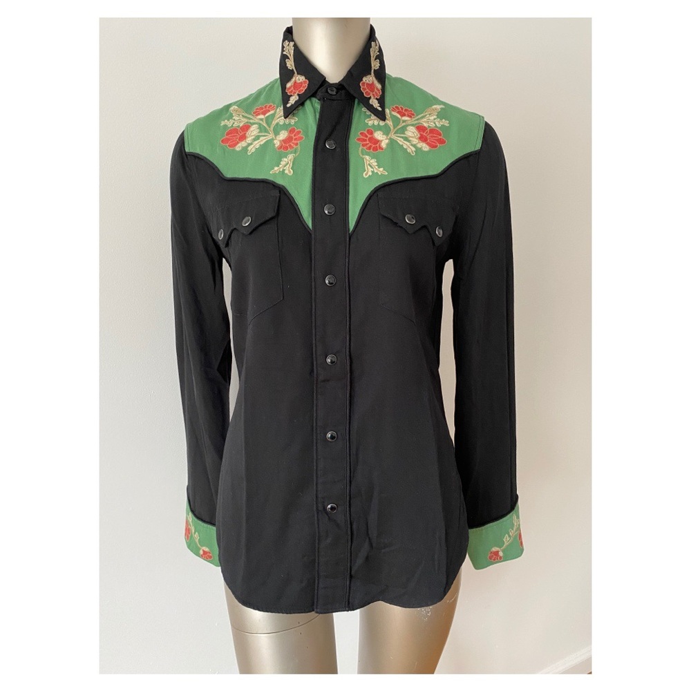 Ralph Lauren RRL Embroidered Western Shirt